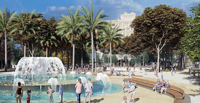 'Re-natura', el proyecto ganador para la futura Plaza del Ayuntamiento de València hará del centro "un bosque urbano"