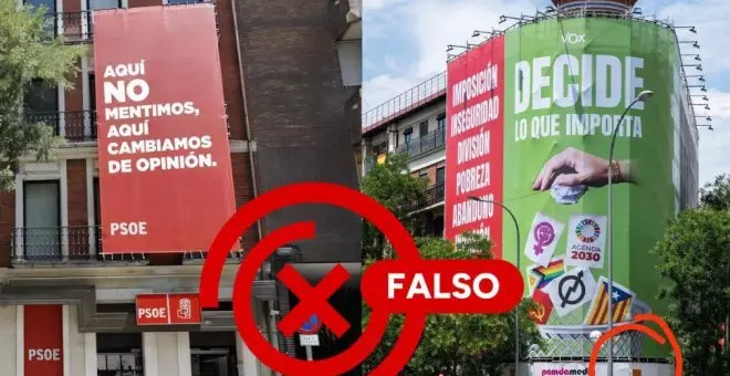 Tres bulos sobre lonas publicitarias que te están intentando colar de cara al 23-J