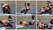 Los médicos descartan que Pedrosa tenga fracturas tras su caida en el Gran Premio de Japón