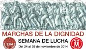 Las Marchas de la Dignidad vuelven a la calle para pedir "pan, trabajo y techo"