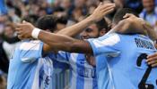 El Málaga duerme en Champions y la Real menea al Zaragoza