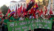 Arranca la semana de protestas de alumnos, padres y profesores contra la Lomce y los recortes