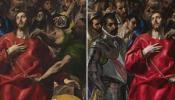 El Prado abrillanta 'El Expolio de Cristo', obra clave de El Greco