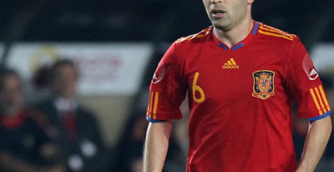 Iniesta se queda en un susto