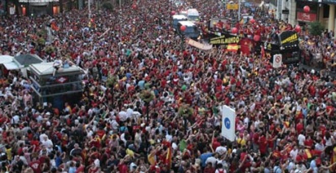 La marea roja inunda Madrid