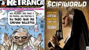 La imprenta que secuestró 'Retranca' publica una revista con una monja lamiendo el cañón de un revólver