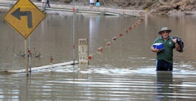 Primer muerto por las inundaciones en Australia