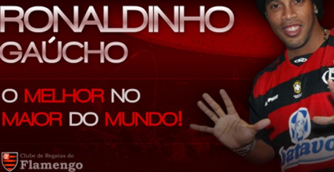 El Flamengo brasileño anuncia el fichaje de Ronaldinho