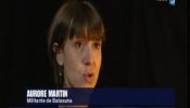 Reclamada por terrorismo, Aurore Martin da una entrevista en Francia