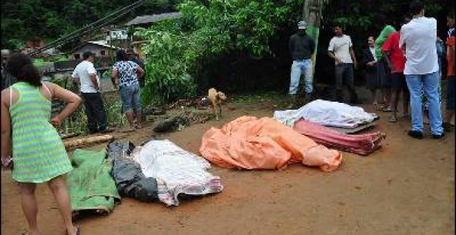 Las riadas causan casi 500 muertos en Brasil