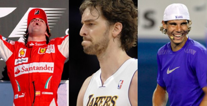 Fernando Alonso, Rafael Nadal y Pau Gasol, los españoles mejor pagados