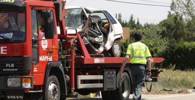 Mueren nueve personas en las carreteras durante el fin de semana