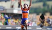 Luis León Sánchez se lleva la etapa, Voeckler nuevo líder