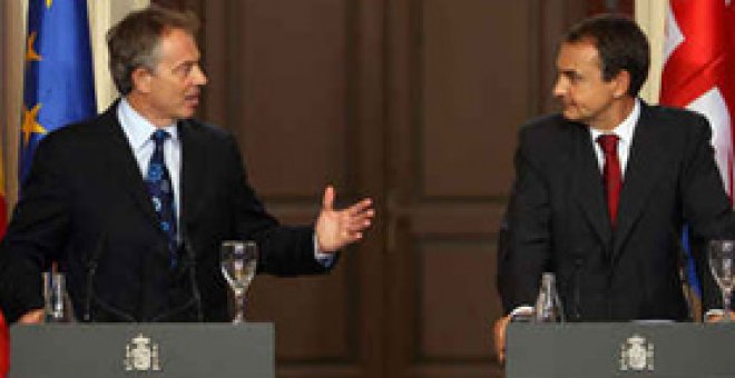 Blair, en desacuerdo con Sarkozy: "Zapatero es un buen tipo"