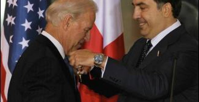 Biden da su apoyo a Georgia como un "socio estratégico"