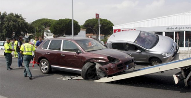 Dos guardias civiles heridos en una persecución en Algeciras