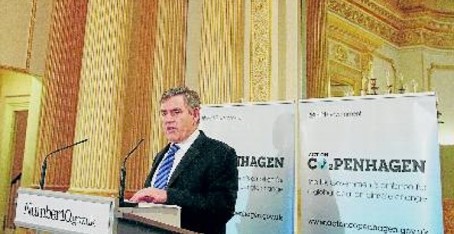 Gordon Brown predice una catástrofe climática