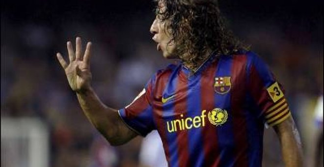 Puyol renueva con el Barça hasta 2013