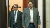 Mas y Junqueras se reunieron en secreto el sábado para hablar de las plebiscitarias