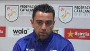 Xavi: "Estamos orgullosos de representar a Catalunya"