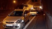 Un accidente en la autopista del Atlánticon con seis vehículos implicados causa un herido leve