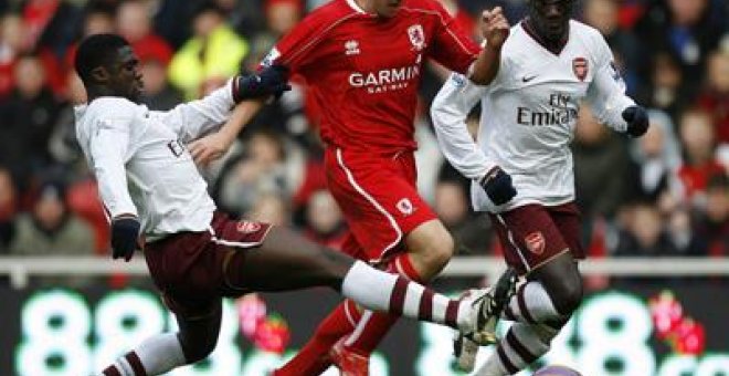 El Middlesbrough acaba con la impecable racha del Arsenal