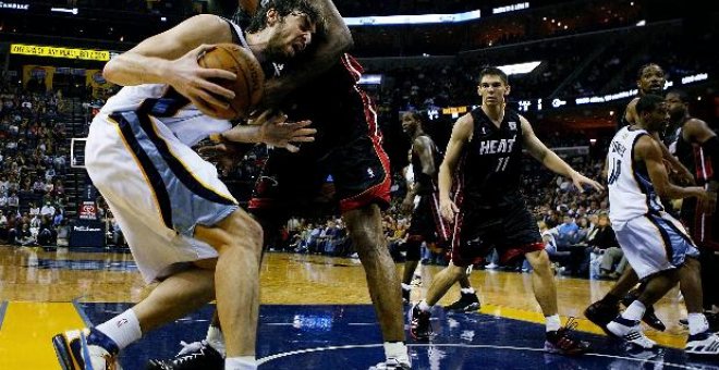 101-94. Gasol lideró a los Grizzlies para vencer a los Heat