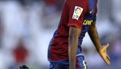 Eto'o, baja para el partido contra el Zaragoza por una sobrecarga muscular