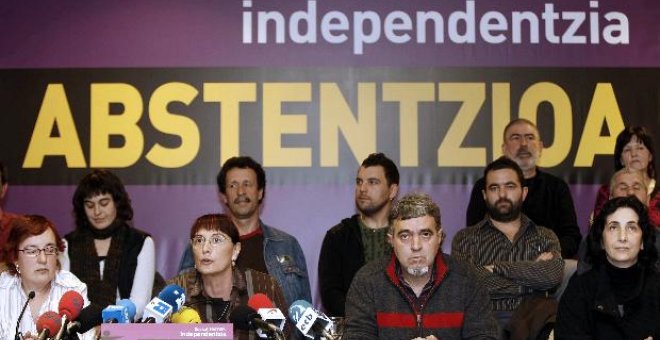 La izquierda abertzale pide la abstención el 9 de marzo como "gesto de rebeldía"