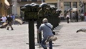 Los guerreros y toreros de gran formato de Berrocal, expuestos al aire libre