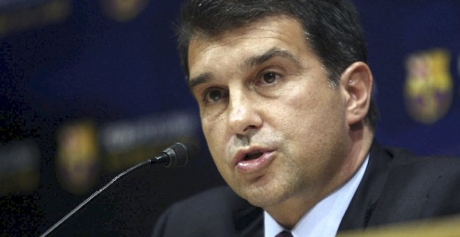 Laporta:"Ni se retrasarán ni se acelerarán fichajes por la moción de censura"