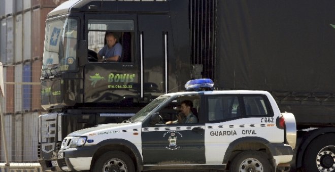 Entre 200 y 300 camiones inmovilizados por la Guardia Civil en Benavente