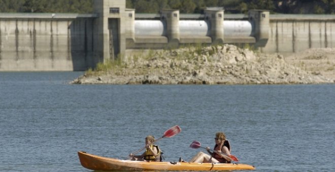 La reserva de agua baja al 55,4 por ciento de la capacidad de embalse