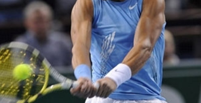 Nadal, sin problemas en su estreno en París-Bercy