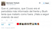 Hermann Tertsch carga contra el hermano de José Couso: "Dais asco"