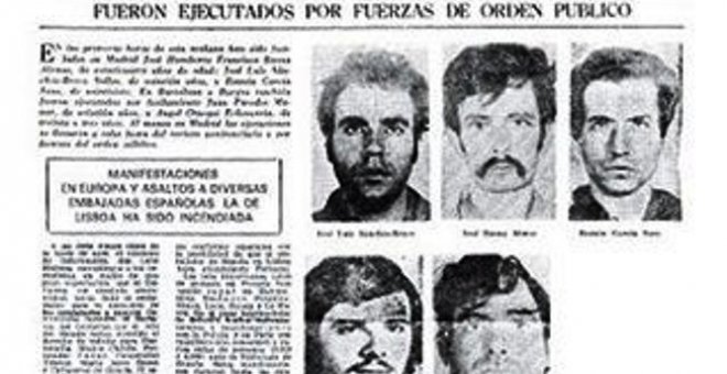 45 años de los últimos fusilamientos del franquismo, uno de los últimos coletazos más duros del régimen