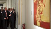 El primer acto oficial del rey Juan Carlos en 4 meses es la inauguración de una exposición en el Palacio Real