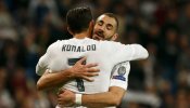 Cristiano y Benzema divierten al Bernabéu