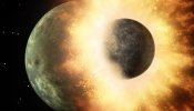 La Luna nació del choque frontal de la Tierra y un planeta en formación