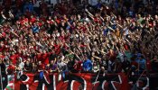 Casi una veintena de detenidos del Indar Gorri, los ultras del Osasuna