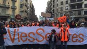 Multitudinarias marchas por los derechos de los refugiados