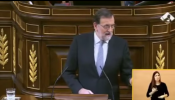 Lapsus de Rajoy: "Lo que nosotros hemos hecho, cosa que no hizo usted, es engañar a la gente"