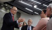 Montoro, antes de su reunión con Junqueras: "Aquí no quiebra nadie"