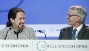 Iglesias se presenta ante la élite empresarial como la "nueva socialdemocracia"