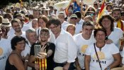 Los independentistas vuelven a llenar las calles de Catalunya a favor del derecho a decidir