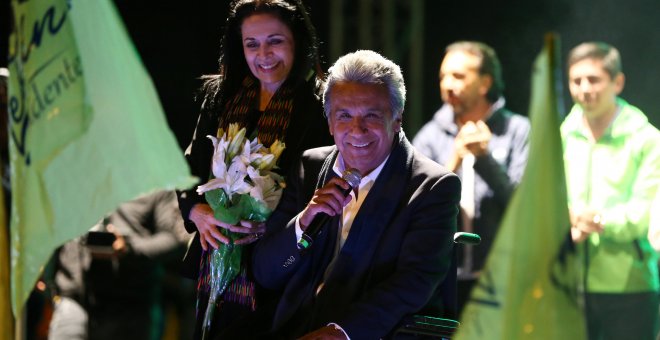 Lenín Moreno se queda a las puertas de la Presidencia de Ecuador en la primera vuelta