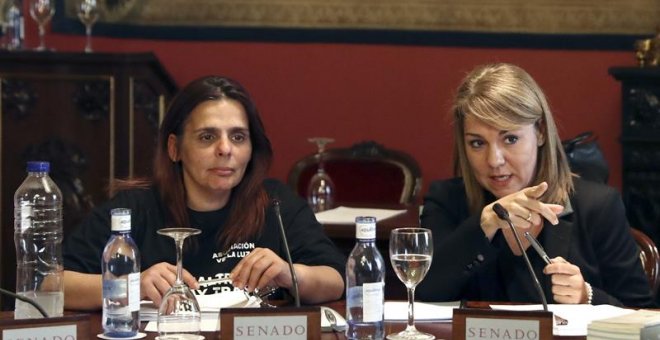 'Las mujeres de Sol' acuden al Senado para pedir un pacto contra la violencia machista