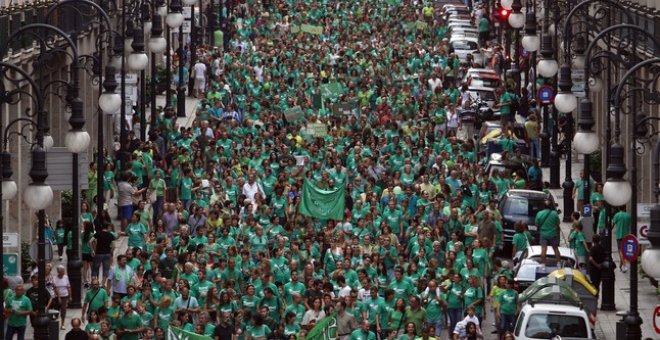 Profesores, estudiantes y padres convocan una nueva Marea Verde contra la Lomce