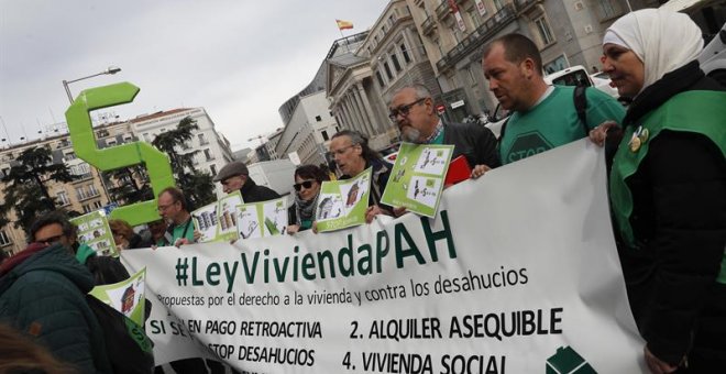 La ley de la PAH llega al Congreso en plena burbuja del alquiler