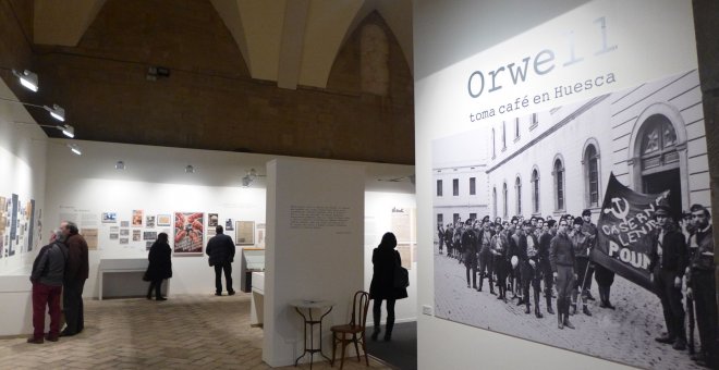 Orwell pren cafè a Osca (i és un cafè amarg)